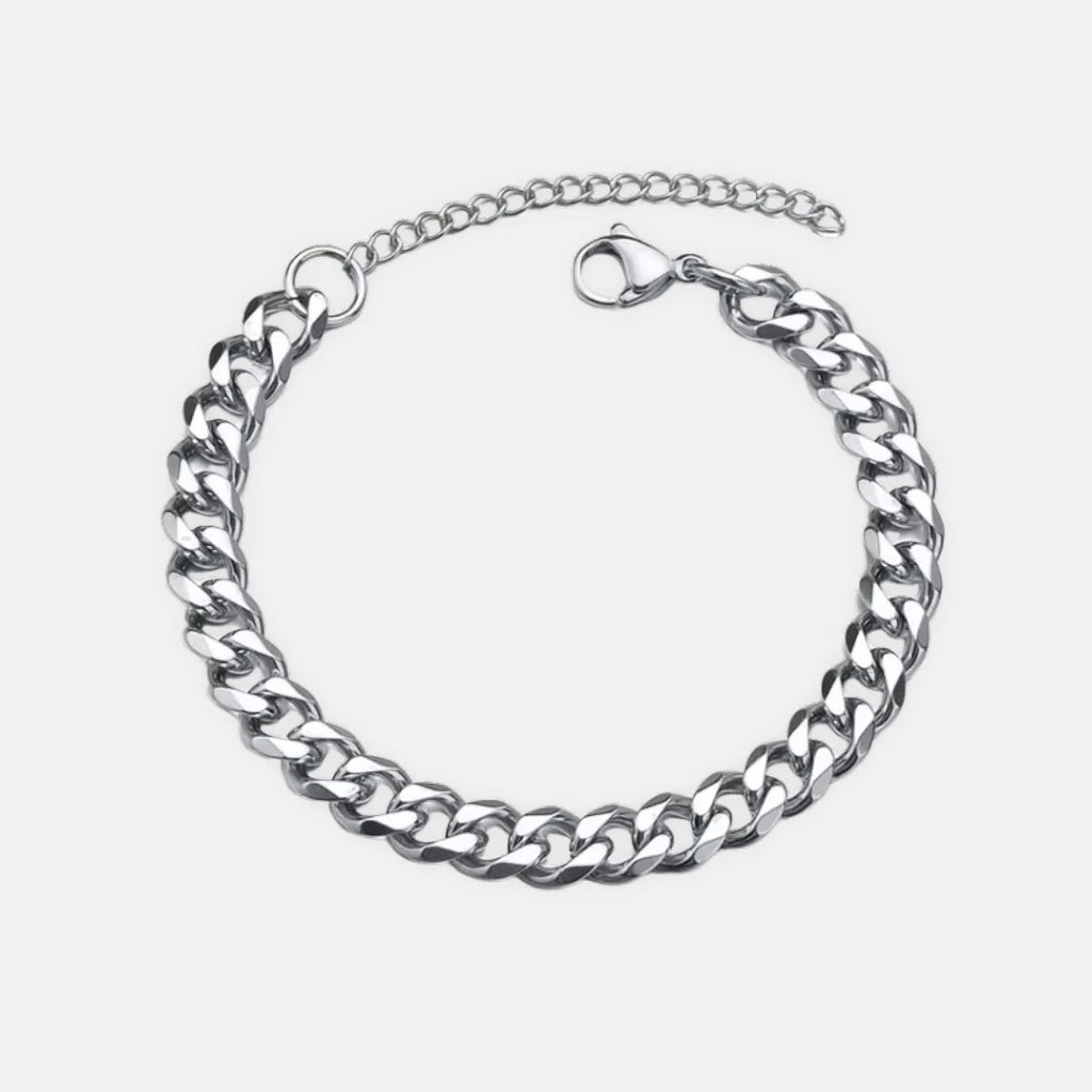 Noviqlo | Stainless Steel Cuban Link Bracelet