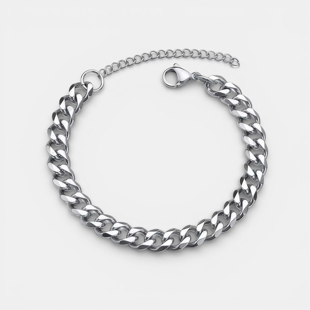 Noviqlo | Stainless Steel Cuban Link Bracelet