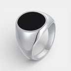 Noviqlo | Stainless Steel Oval Signet Ring