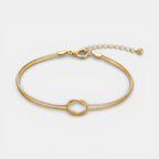 Noviqlo | Knotted Snake Chain Bracelet Gold Colour
