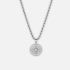 Noviqlo | Stainless Steel Coin Pendant Necklace