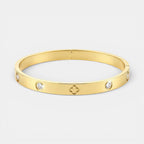 Noviqlo | Clover Detail Bangle Bracelet