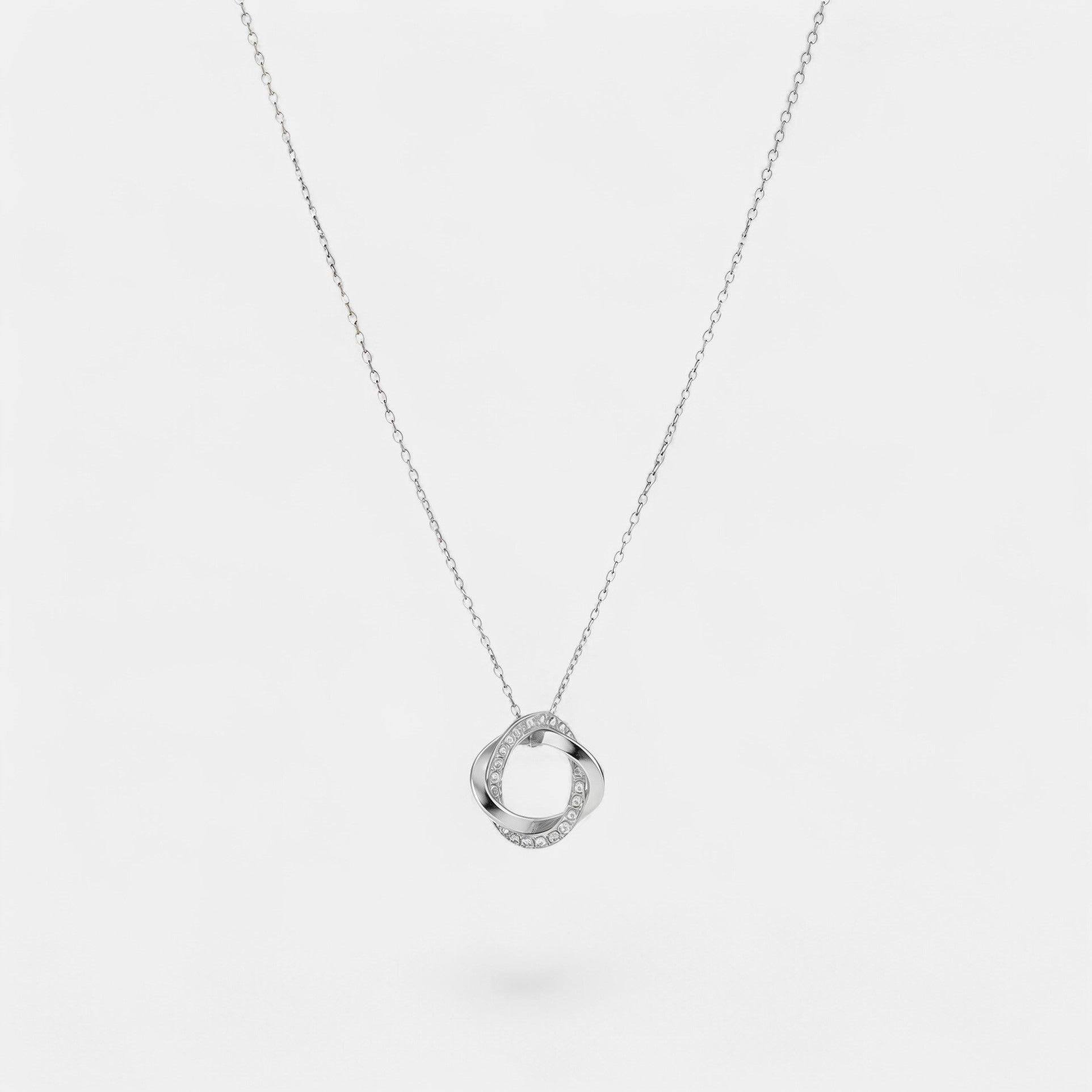 Noviqlo | Dainty Circle Pendant Necklace Gold or Silver Colour