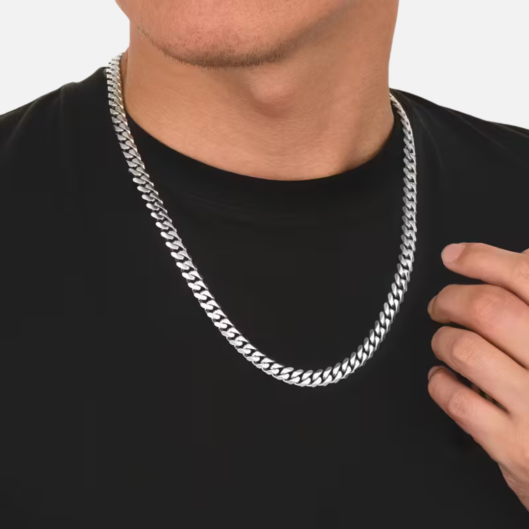 Noviqlo | Stainless Steel Miami Cuban Chain Necklace