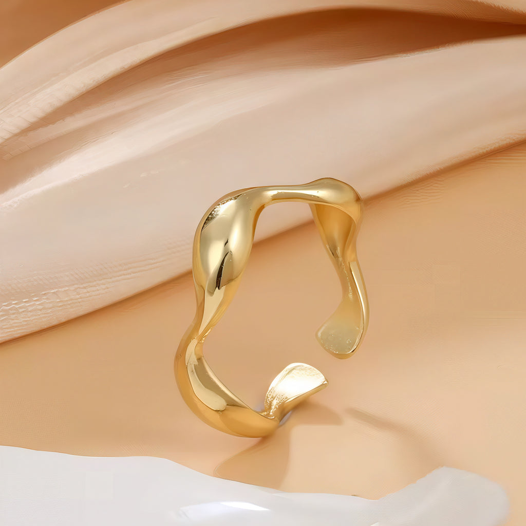 Noviqlo | Wave Open Ring