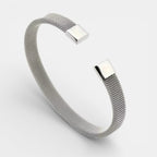 Noviqlo | Stainless Steel Cable Open Bracelet