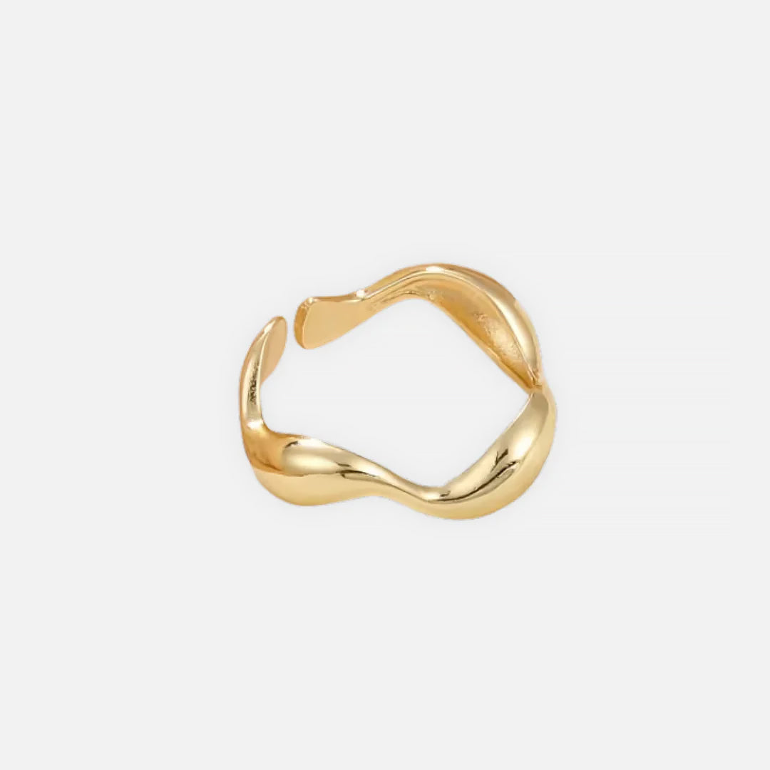 Noviqlo | Wave Open Ring