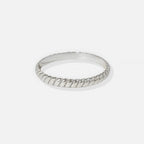 Noviqlo | Minimalist Wave Band Ring