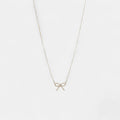 Noviqlo | Dainty Bow Pendant Necklace in Gold or Silver Colour